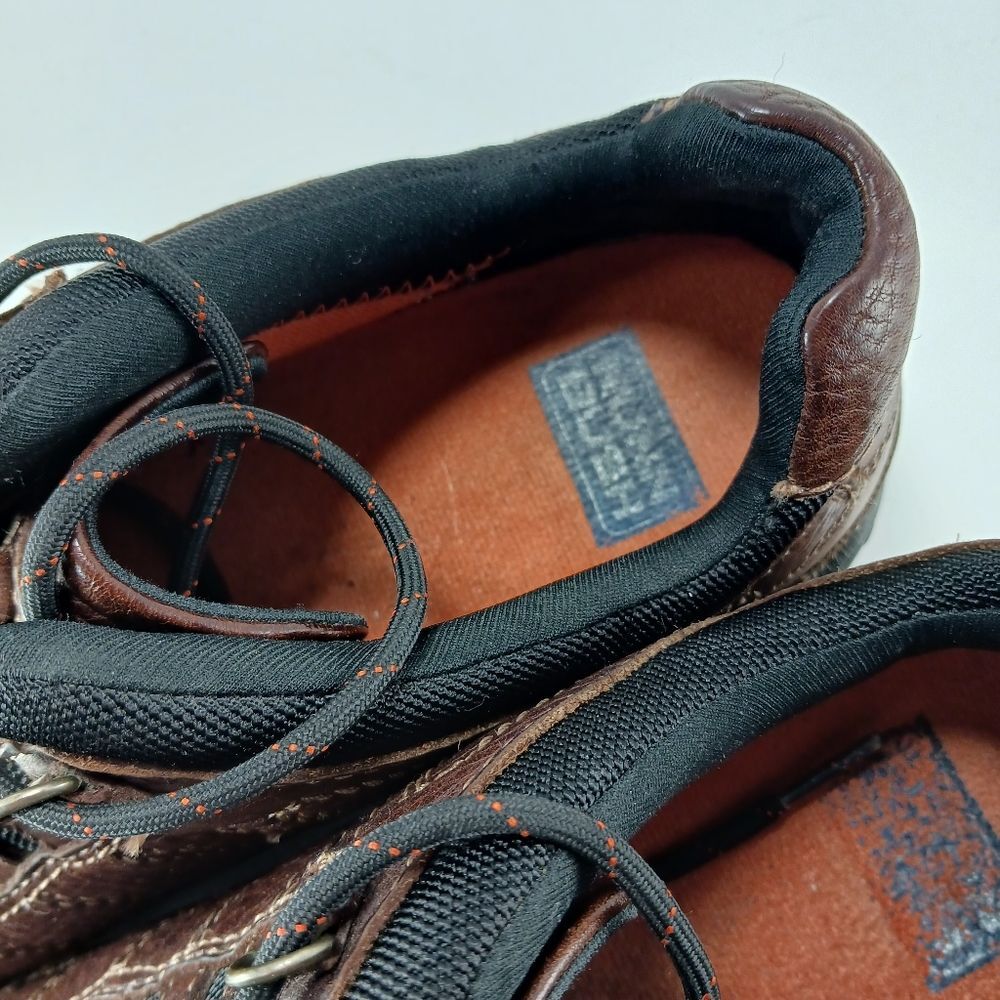 Nunn Bush Men's 11M Brown Leather Oxford Utility Shoe. Rubber Soles............. - Picture 14 of 14